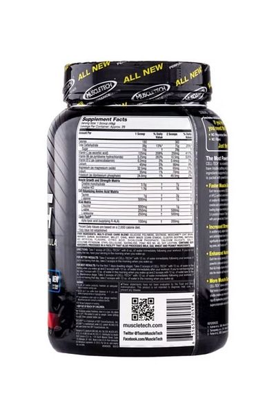 MUSCLETECH CellTech Ultra Strength Creatine Powder - Fruit Punch - 3 lbs - 1.36 kg