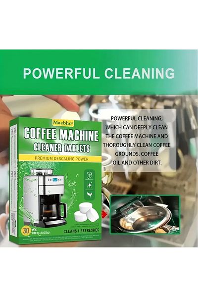 Mae Coffee&espresso machine cleaning tablets,remove deposits&limescale,the effects of prolonged use