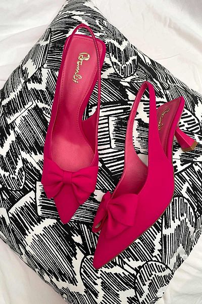 Bambi Fuchsia Women's Classic Heeled Shoes K01231363204