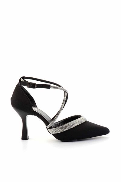 Bambi Matte Black Women's Evening Dress Shoes K01419063138
