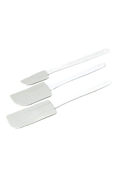 Generic Chef Craft 3-Piece Flexible Blades High Quality Spatula Set White 10inch 20488