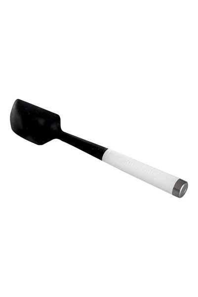 Generic KitchenAid Dishwasher Safe Ergonomic Handle Classic Scraper Spatula Black and White KCG031OHWHE