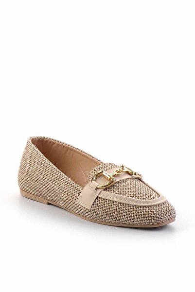 Bambi Бежеві жіночі туфлі-мокасини K01362245528