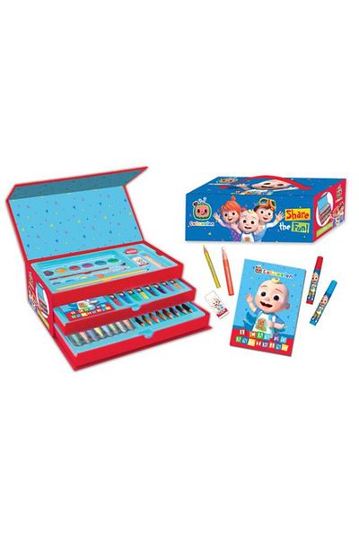 Generic First Kid Cocomelon Bright Coloring Case for Kids Multicolor FK-COC-2203