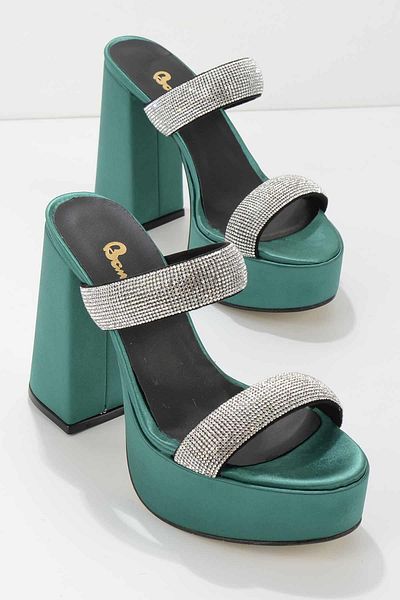 Bambi Green Women's Slippers K04154000138