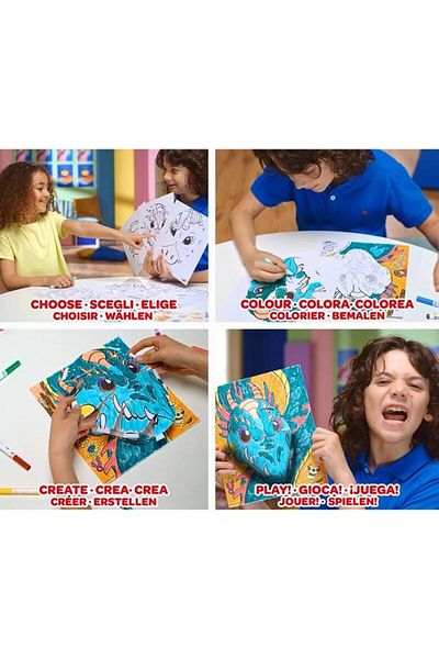 Generic Crayola Pops All-in-One 3D Jungle Activity Set Multicolor CRA04-2595