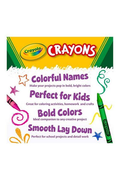 Generic Crayola 16-Piece Bright Jumbo Crayon Set Multicolor CRA5203900001