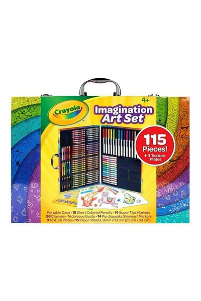 Generic Crayola 115-Piece Imagination Art Set with Case Multicolor CRA0410530002