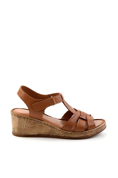 Bambi Taba Leather Women's Sandals K05552000503