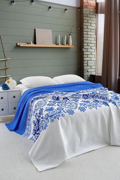 Menderes Home Cotton Collection Single Pique Tulip