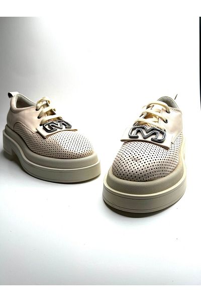 NEWGÜLTEKİN Genuine Leather Poly Sole Lightweight Comfortable Fit Very Stylish Three-Tie Shoes
