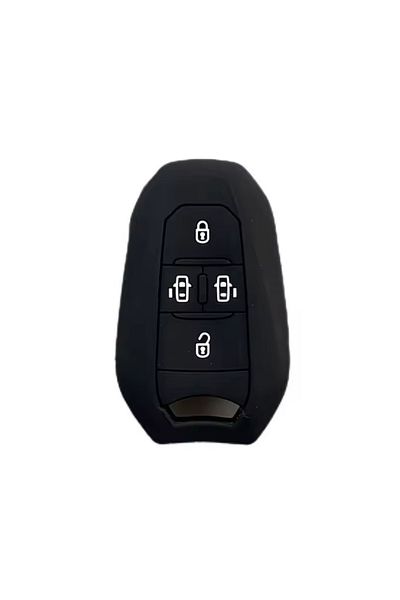 emii auto spare parts Peugeot Expert Traveller Expert Key Case Cover Sustasız Model Black/White