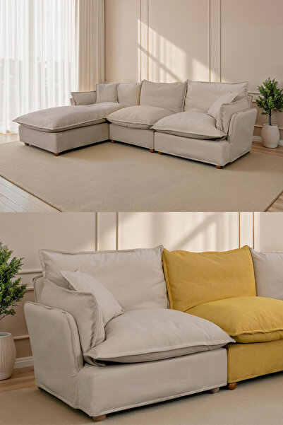 Eymense Lavinia Giydirilebilir Kılıflı L Köşe Koltuk