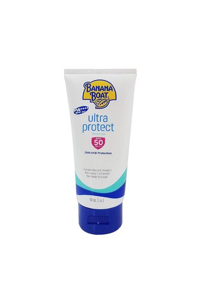 Banana Boat Ultra Protect Sunscreen Lotion With Aloe Vera SPF50 PA+ 90 ml
