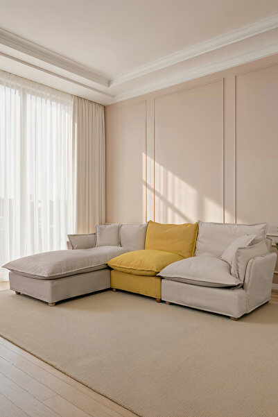 Eymense Lavinia Giydirilebilir Kılıflı L Köşe Koltuk