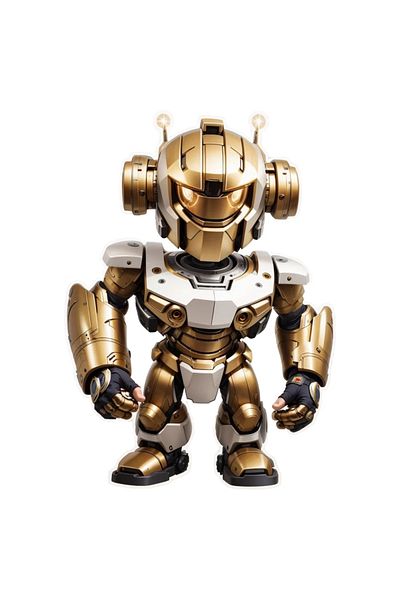 INOVATIX Set of 8 pieces, Sticker Robot blitzcrank, INOVATIX®. 6 cm
