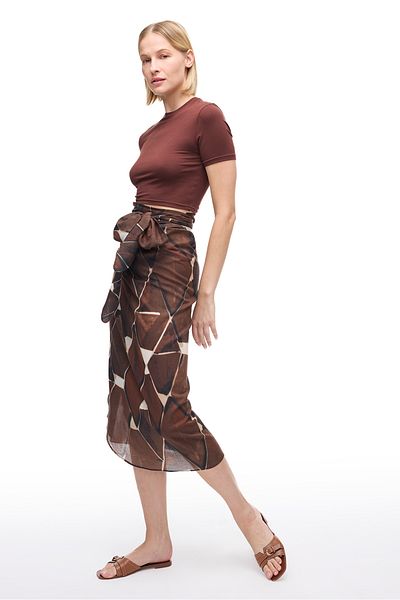 Perspective Resort Black Color Comfortable Fit Pareo
