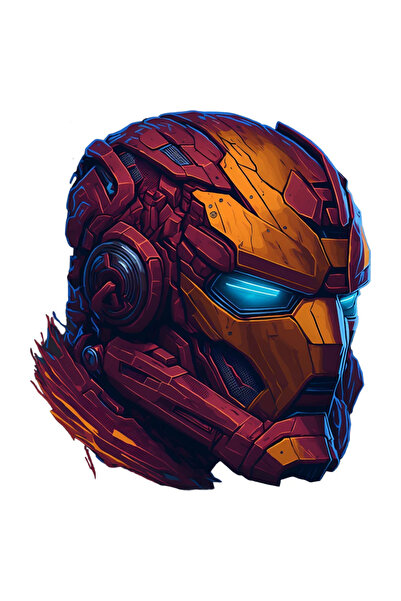 INOVATIX Set de 8 piese, autocolant Personajul Negativ de Foc, INOVATIX®. 6 cm