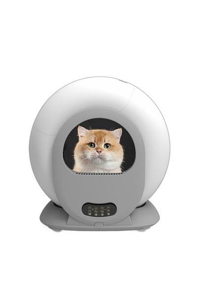 KidLe Automatic Cat Litter Box Self Cleaning Cat Litter Box for Multiple Cats