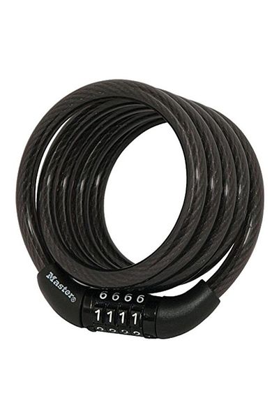Generic Master Lock Bicycle Combination Lock Black 4 x 5/6ft