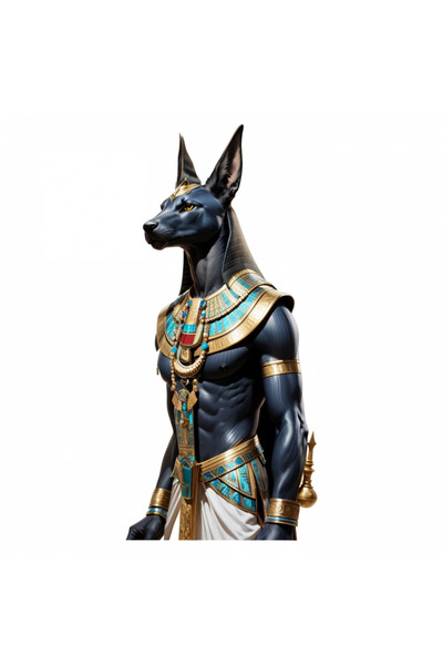 INOVATIX Σετ 8 τεμαχίων, κεραμικό αυτοκόλλητο με τον Αιγύπτιο Θεό Άνουβις, IN...