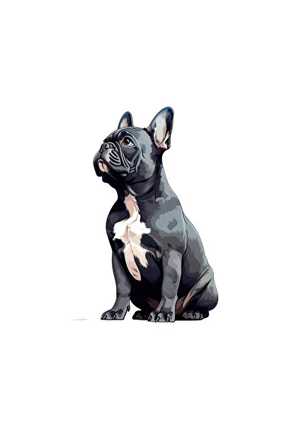 INOVATIX Σετ 8 τεμαχίων, Αυτοκόλλητο σκύλου Γαλλικού Μπουλντόγκ, INOVATIX®. 6...