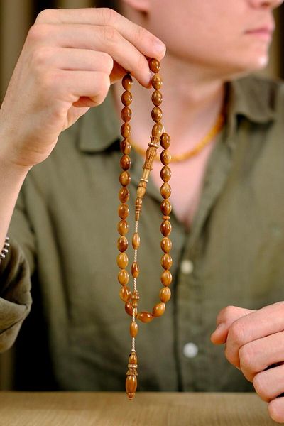 dergah tesbih Hand Polish Hand Carved High-End Shooting Thanksgiving Father Premium Series Beyzi Model Kuka Prayer Beads