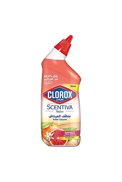 Clorox منظف المرحاض سينتيفا برائحة الحمضيات من مدغشقر، خالي من المبيضات، 709 مل