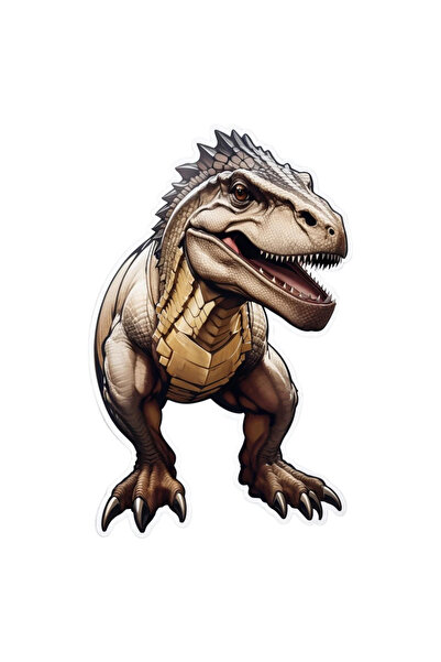 INOVATIX Set de 8 piese, autocolant Tiranosaurus, INOVATIX®. 6 cm