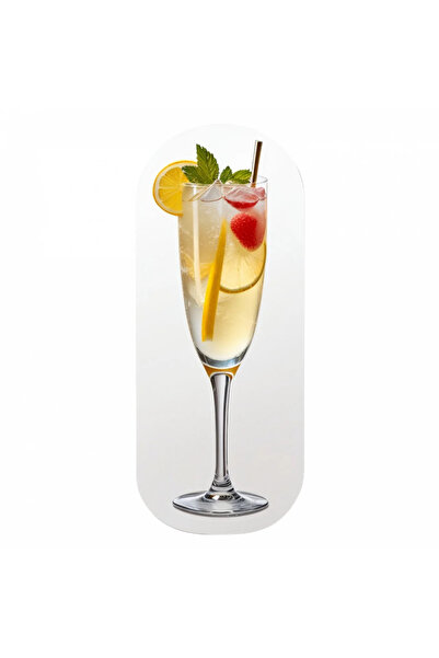 INOVATIX Σετ 8 τεμαχίων, Αυτοκόλλητο Γαλλικού Κοκτέιλ με φράουλες και μέντα, ...