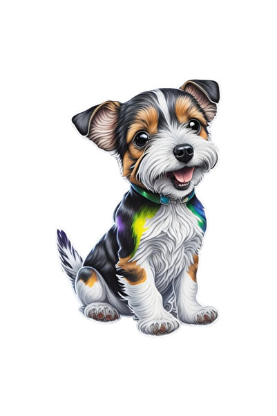 INOVATIX Set de 8 piese, autocolant cățeluș cu pete, INOVATIX®. 6 cm