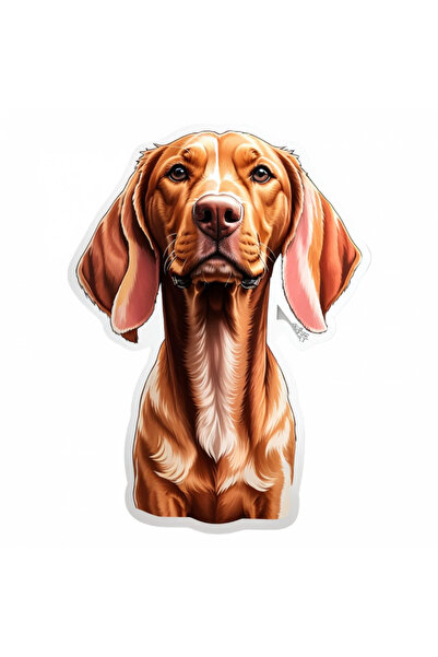 INOVATIX Set de 8 bucăți, autocolant câine Visla, INOVATIX®. 6 cm