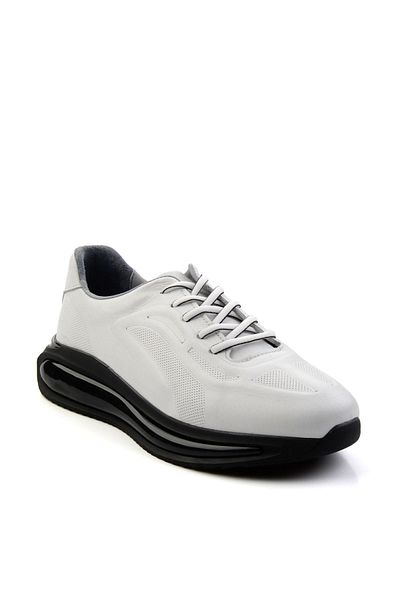 Bambi Λευκό Δερμάτινο Ανδρικό Sneaker E01084212003