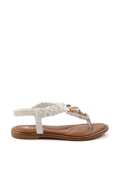 Bambi White Women's Sandals K05823120709