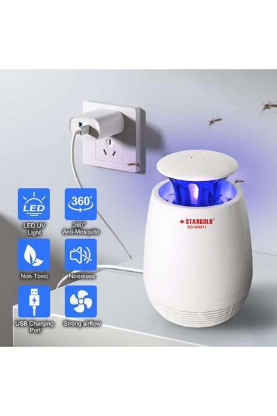 Generic Stargold 5w Uv Mosquito Trap – Silent Indoor Insect Killer With Usb Power, Compact & Modern Design