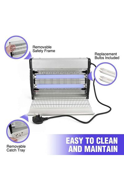 Generic Stargold 38w Electronic Insect Killer – High-power Uv Mosquito & Fly Zapper For Large Indoor Areas
