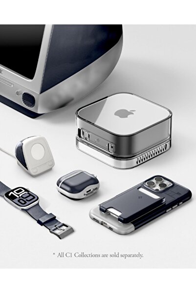 Spigen Classic C1 Charger Stand Apple Watch Ultra 2/1, 10/9/8/SE2/7/6/SE/5/4 - Graphite