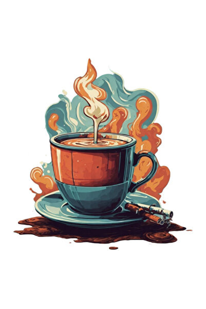 INOVATIX Σετ 8 τεμαχίων, Αυτοκόλλητο για φλιτζάνια καφέ, INOVATIX®. 6 εκ.