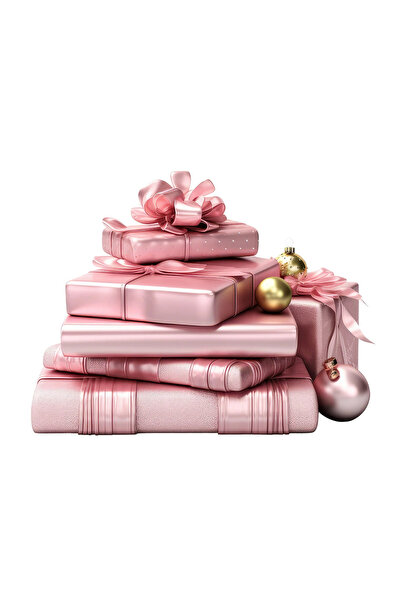 INOVATIX Σετ 8 τεμαχίων, ροζ αυτοκόλλητα δώρου, INOVATIX®. 6 εκ.