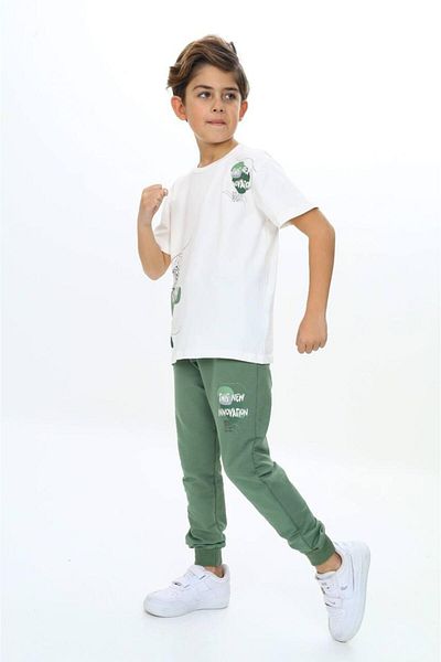 RAPAPA Boy's Cuffed Bottom Top Suit 6016Y