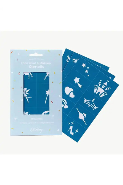 OH FLOSSY Yapışkanlı ve Tekrar KullanılabilenYüz Boyama ve Makyaj Kalıbı