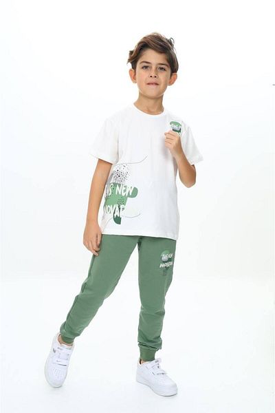 RAPAPA Boy's Cuffed Bottom Top Suit 6016Y