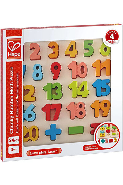 Hape HAPE PUZZLE MATEMATICA CHUNKY