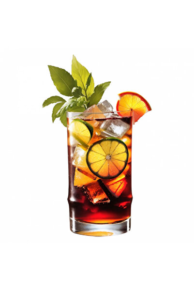 INOVATIX Set de 8 piese, autocolant Cocktail Cuba libre, INOVATIX®. 6 cm