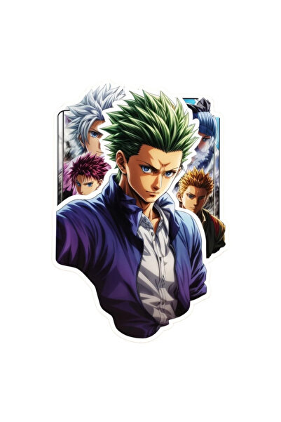 INOVATIX Σετ 8 τεμαχίων, Αυτοκόλλητο με το Συνοφρυωμένο Αγόρι, INOVATIX®. 6 εκ.