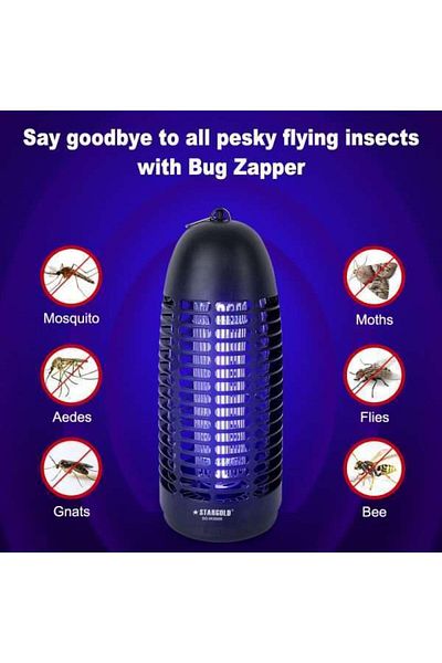 Generic Stargold 6w Portable Electronic Insect Killer – Uv Mosquito & Fly Zapper For Indoor/outdoor Use
