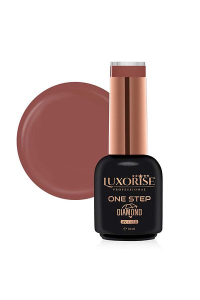 LUXORISE Oja semipermanentă One Step Diamond Cashmere Beige 10ml, LUXORISE