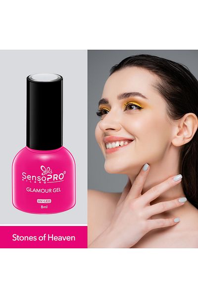 SensoPRO Milano Oja Gel Semipermanentă Glamour 8ml, Stones of Heaven #76