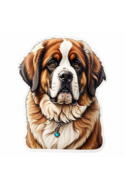 INOVATIX Set de 8 piese, autocolant câine dimensiune 6 cm