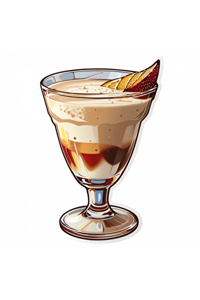 INOVATIX Set de 8 autocolante cocktail coniac, INOVATIX®. 6 cm